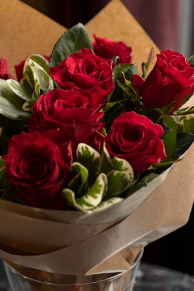 bouquet de roses rouges